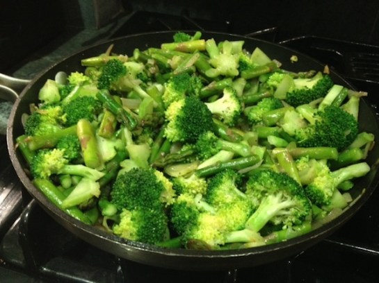 Veggies made friends.